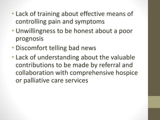 End of life care | PPTX