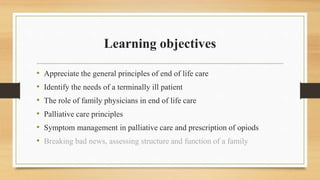End of life care | PPTX