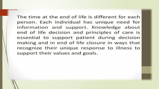 END OF LIFE CARE PPT in relation with onco | PPTX