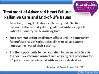 End of life issues in advanced heart failure manalo palliative care | PDF