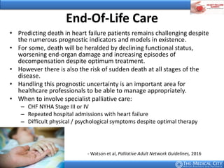 End of life issues in advanced heart failure manalo palliative care | PDF