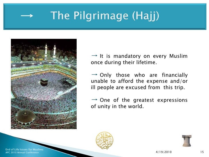 End of life issues for Muslims