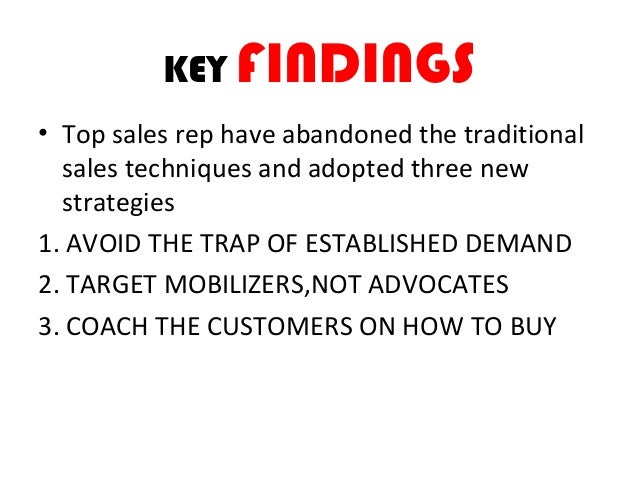End of solution sales