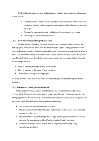 End of year project report on remote sms based voting system by fomagha ...