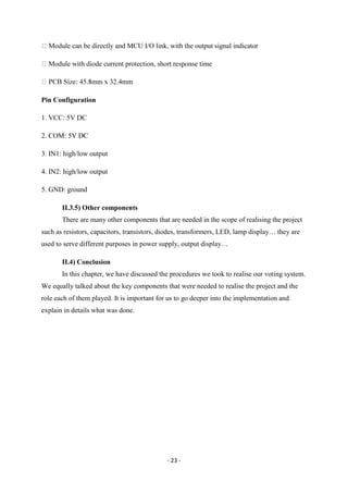 End of year project report on remote sms based voting system by fomagha ...