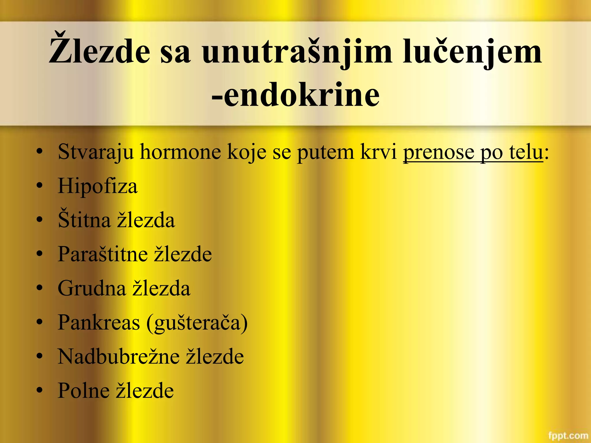 Endokrini sistem | PPT