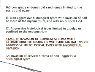 Endometrial Carcinoma - Gynaecology MBBS | PDF