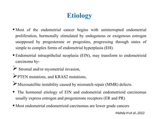 Endometrial Carcinoma Final Presentation | PPT