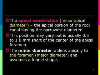 Endometrics root canal working length determination | PPT