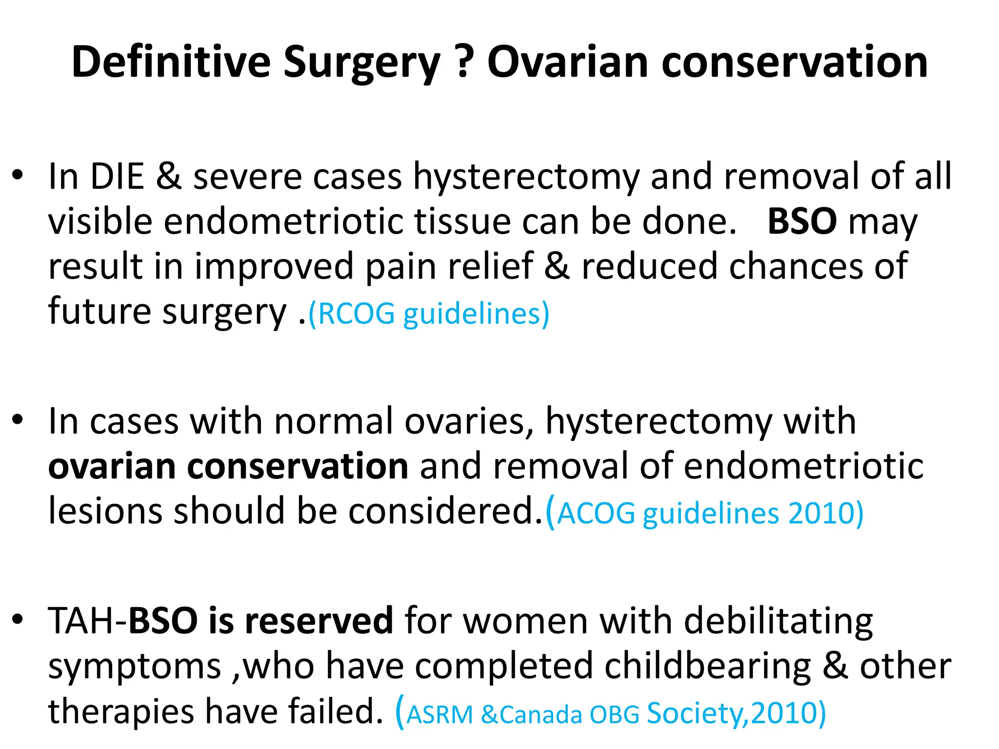 classification of endometriosis/staging/management PPTX