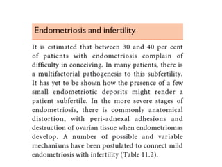 Endometriosis and adenomyosis