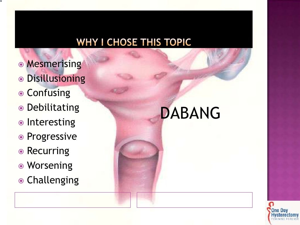 Endometriosis and laparoscopy when and how
