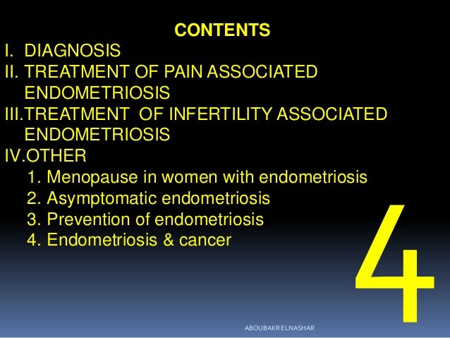 Endometriosis: ESHRE2014& NICE2017 Guidelines