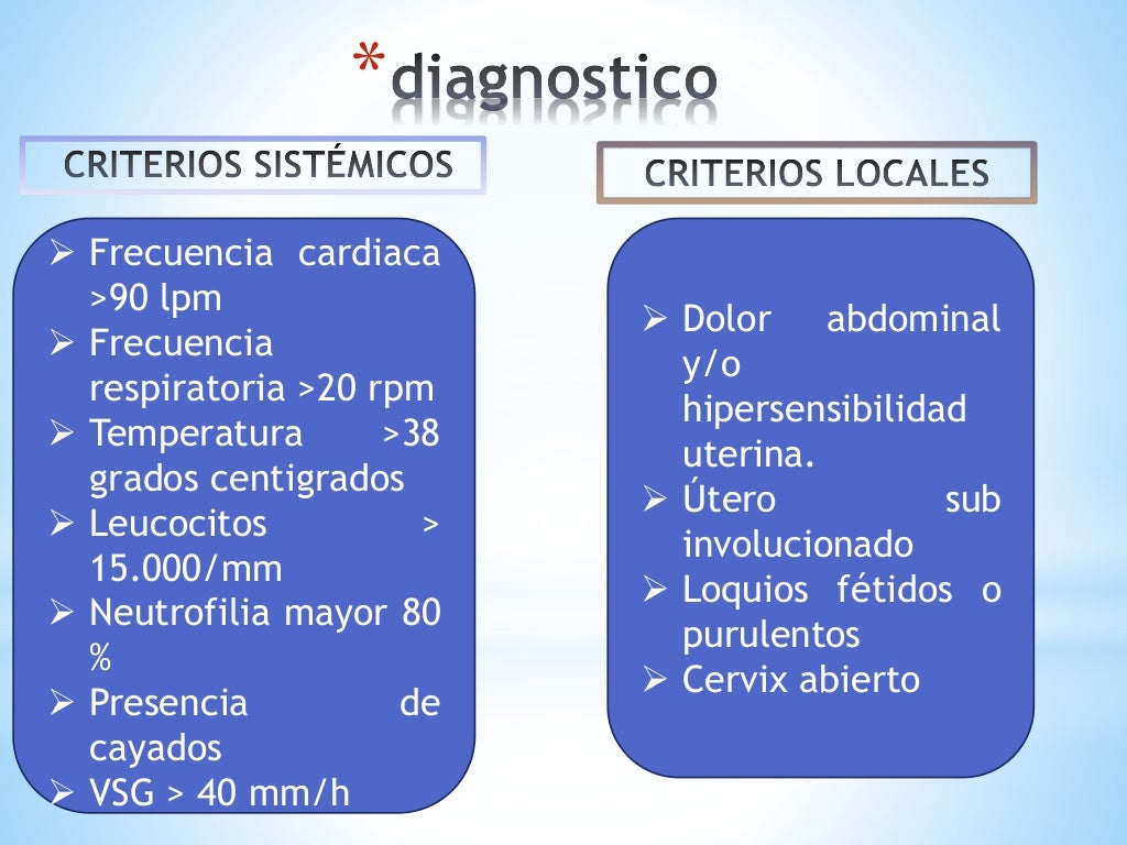 Endometritis puerperal