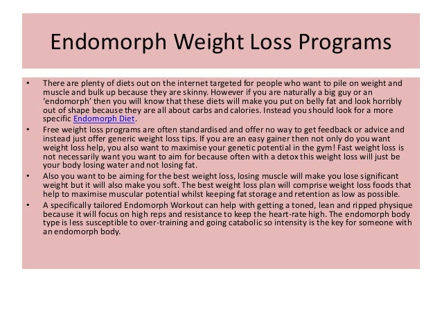 Endomorph Diet Tips
