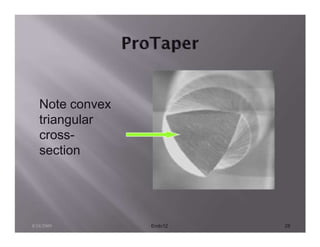 Note convex
   triangular
   cross-
   section




8/24/2009        Endo12   28
 