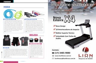 FisiosHoP


                           moda



                           cadaRÇo Que nÃo amaRRa                                                    óculos PaRa esPoRTisTas
                            Os cadarços Xtenex trazem uma inovação que promete                         A Oakley lançou recentemente o óculos Fast Jacket,
                           ajudar muitos esportistas, principalmente aqueles que não                  que permite a troca rápida de lentes, sem compromen-
                           querem perder o “estilo”. Com um sistema de nós e ajustes                  ter a performance e a boa visão dos esportistas. Ideal
                           elásticos, os cadarços aderem a forma do pé e não precisam                 para triatletas, ciclistas, corredores e praticantes de ativi-
                           de amarração. Basta apenas escolher a tensão adequada                      dades físicas, o modelo utiliza a tecnologia Swithc Lock,
                           para seu calçado. Os Xtenex podem ser encontrados em                       que prende as lentes sem pressão, possibilitando maior
                           mais de 10 cores: Branco, Preto, Prata, Cinza, Azul Claro, Azul            agarre sem alterar a óptica. Além disso, um componente
                           Royal, Roxo, Pink Neon, Amarelo Neon, Laranja Neon e Ver-                  de aço inoxidavel facilita a soltura. O Fast Jacket permite
                           de Neon e em três diferentes tamanhos - Série X200 (50 cm)                 ao usuário desfrutar da claridade com a visão precisa.
                           para crianças; Série X200 (75 cm) indicado para mulheres;                  Ele vem com dois pares de lentes e um estojo exclusivo
                           Série X300 (75 cm) para a maioria dos homens.                              para melhor acondicionamento. Para mais informações:
                              www.xtenex.com.br                                                          www.oakley.com.br



                                                                                                                   beleza


                                                                                                                     make PRimaVeRa VeRÃo
                                                                                                                       O Boticário lançou no último SPFW, a
                                                                                                                      coleção primavera-verão, Infinitt Col-
                                                                                                                      lection de maquiagem Make B. A ideia
                           moda mma                                                                                   é trazer sofisticação, novas fórmulas e
                            A coleção Primavera-Verão 2012, da Bad Boy foi inspirada no universo das                  cores que refletem a alma e a essência da
                           lutas de MMA. A marca de fight wear aposta nos recortes diferenciados                      mulher. Inspirada no colorido dos anos
                           das peças que trazem estampas e modelagem slim fit. As camisetas ganha-                    70, a coleção traz 37 itens de maquiagem,
                           ram design alusivo ao esporte, assim como as pólos com decote em V, e as                   desde batons, brilhos labiais, lápis, som-
[ Ano3 | Número13 ] 2011




                           machões (com ou sem capuz), que também possuem cortes diferenciados                        bras e blushes. Make B Infinit Collection
                           nas laterais. Já as bermudas d’água trazem técnicas de sublimação, silk e                  também abusa do brilho e das cores for-
                           bordados. As peças estão disponíveis nas cores: branco e preto, azul, verde,               tes, como o laranja, marrom, verde claro,
                           cinza e vermelho.                                                                          rosa e violet.
                              www.badboy.com.br                                                                          www.oboticario.com.br




94                                                                              www.portalendorfina.com                                                                www.portalendorfina.com   95
 