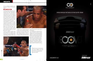 nocAuTE

                           focar nos trabalhos de agilidade, no le-
                           vantamento olímpico e nos treinos de
                           MMA.
                           “LuTAs” do sÉcuLo
                            O último combate válido pelo UFC 126
                           entre Anderson Silva x Viltor Belfort foi
                           chamado pela mídia especializada do
                           mundo inteiro de a “luta do século”. A
                           nomenclatura faz parte da estratégia de
                           marketing promovida pelo presidente
                           do UFC, Dana White, para divulgar o es-
                           porte. No Brasil o efeito foi positivo, pois
                           a audiência da luta no pay per view foi
                           maior do que a do clássico Fla x Flu no
                           Campeonato Brasileiro de Futebol.
                            Para Minotauro o combate entre o
                           “Fenômeno” Viltor Belfort e o “Aranha”
                           Anderson Silva não pode ser chamado
                           de luta do século. “Luta do século que
                           durou três minutos?”, brinca. “Foi uma
                           grande luta, mas ainda podem acon-
                           tecer outras lutas do século. Eu gosto
                           muito do estilo do Anderson Silva, do
                           Junior dos Santos (Cigano) e do Geor-           “O Brasil vive um momento bom para         verá cartaz dos lutadores”, garante Rodri-
                           ges St. Pierre”, destaca.                      o MMA, mas nós precisamos populari-         go Minotauro.
                            Para ele, os grandes combates seriam          zar cada vez mais. Hoje o esporte é mais     As comparações com o boxe são inevi-
                           entre: Anderson Silva x Georges St. Pierre;    profissional e, nos Estados Unidos, o UFC   táveis, em função de o MMA ter tomado
                           Junior dos Santos x Cain Velasquez; Rogé-      bate o futebol Americano e a NBA. Se        o espaço nas TV´s que antes pertencia ao
                           rio Minotouro x Maurício Shogun e, final-      antes dos combates você andar aqui em       pugilismo. “O MMA é mais emocionante
                           mente, Rodrigo Minotauro x Brock Lesnar        Los Angeles, na Sunset Boulevard sempre     porque é menos previsível. Na mesma luta
                                                                                                                      você tem soco, chute, joelhada e finaliza-
                                                                                                                      ção, enquanto no boxe é apenas soco. O
                                                                                                                      MMA é mais radical”, defende o lutador.
                                                                                                                       Em cima desta onda de expansão, os
                                                                                                                      irmãos Nogueira (Rodrigo e Rogério –
                                                                                                                      Minotauro e Minotouro) lançaram re-
                                                                                                                      centemente um game para que os fãs de
                                                                                                                      MMA pudessem acompanhar como é a




                                                                                                                            O Brasil vive um momento
                                                                                                                            bom para o MMA, mas nós
[ Ano2 | Número11 ] 2011




                                                                                                                            precisamos popularizar
                                                                                                                            cada vez mais




40                                                                                  www.portalendorfina.com                                                        www.portalendorfina.com   41
 