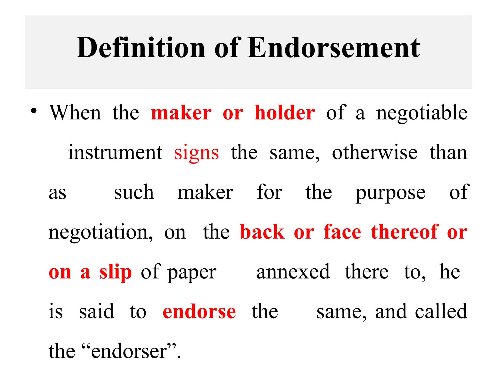 endorsement of negotiable instrument.pptx