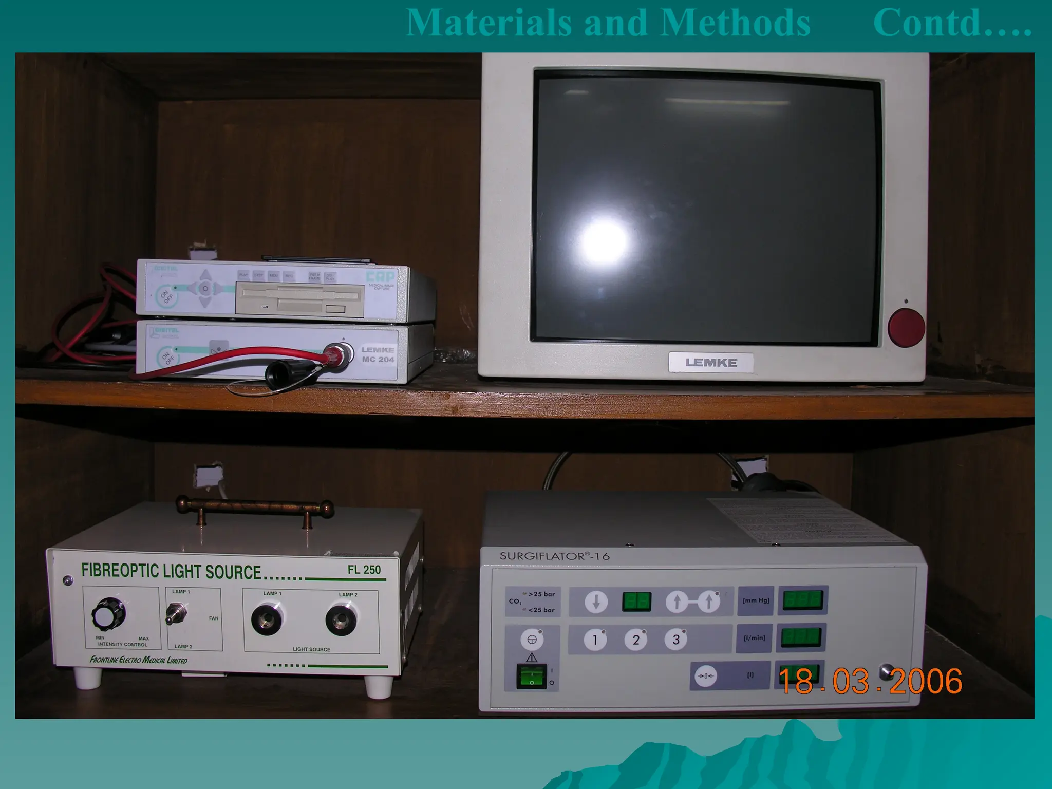 Materials and Methods Contd….
 