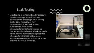 Endoscope cleaning | PPTX