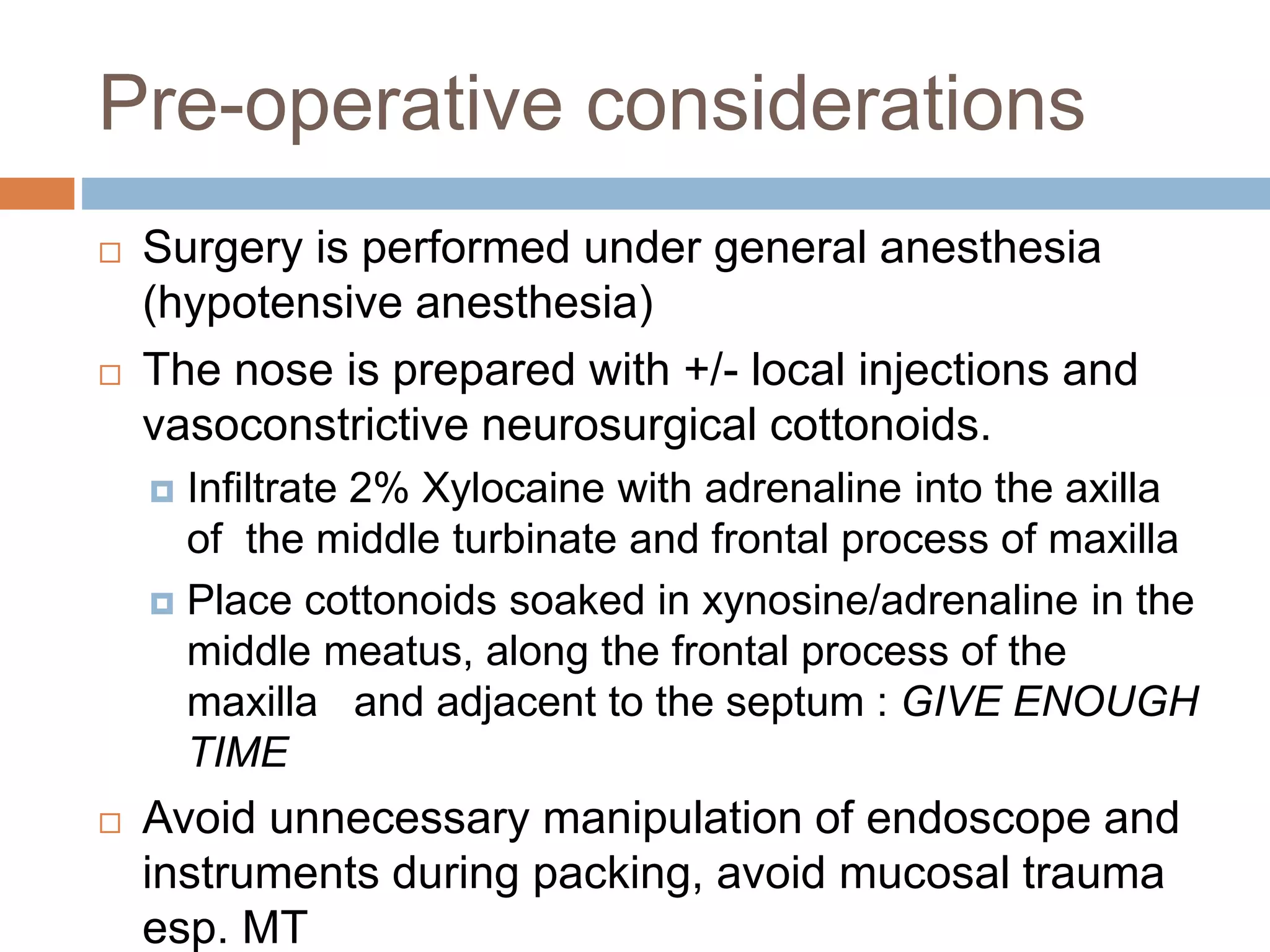 Endoscopic (DCR) Dacryocystorhinostomy PPT