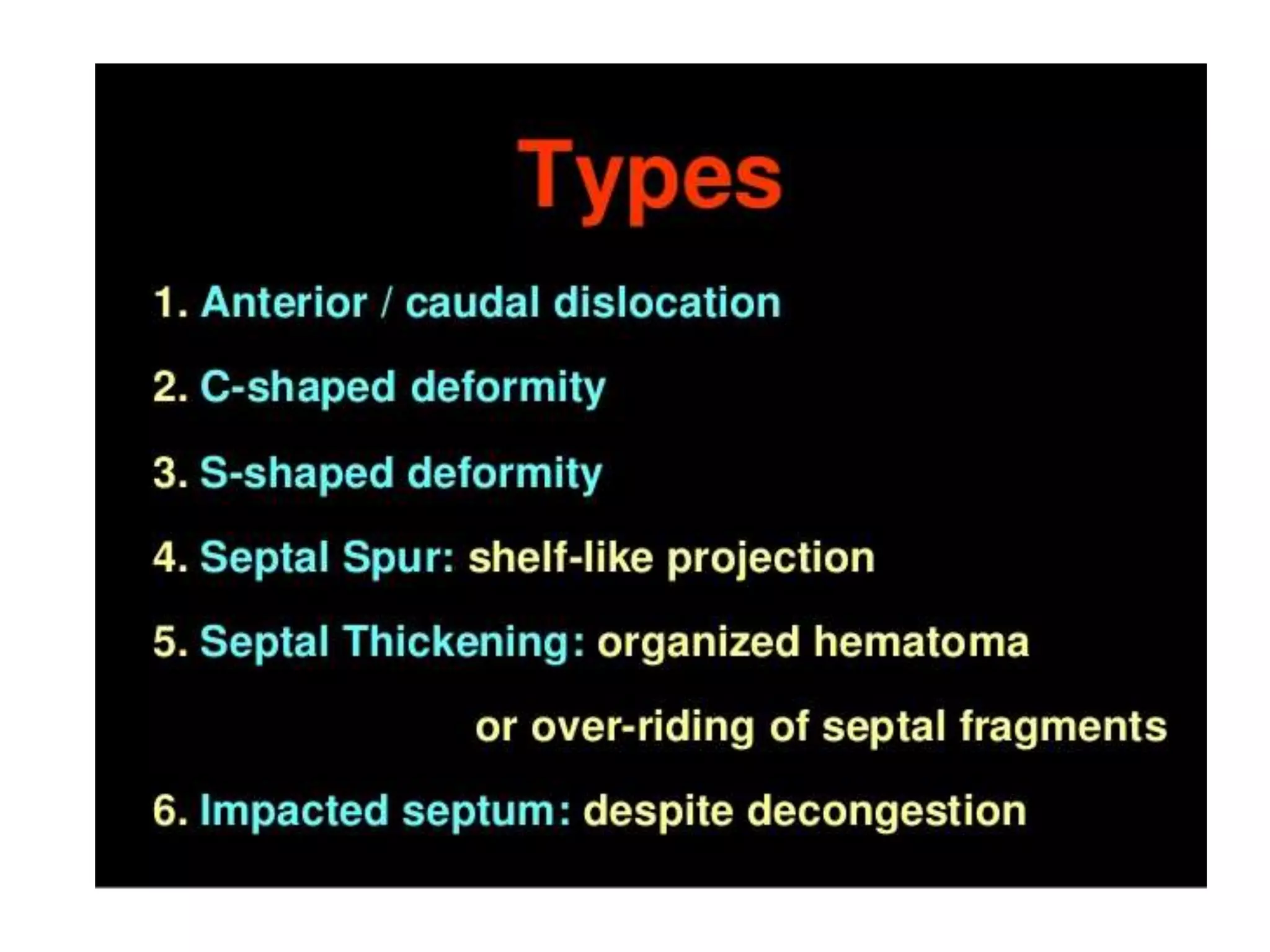 Endoscopic single handed septoplasty with batten graft for caudal | PPTX
