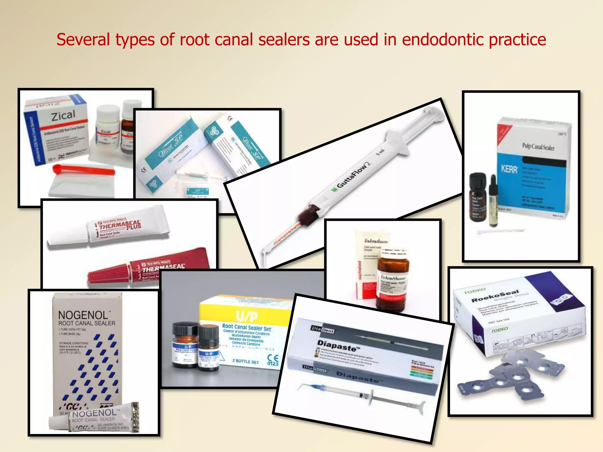 Endodontic sealers a summary and a quick review PPT