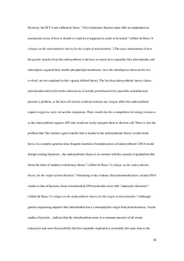 Endosymbiotic theory