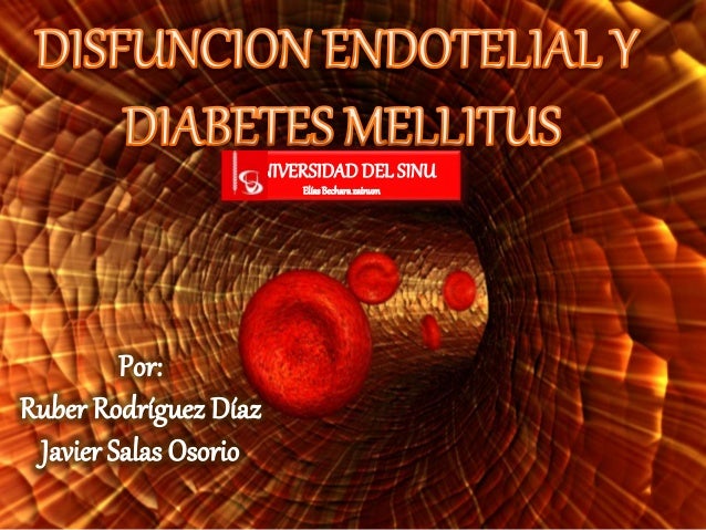 disfunción endotelial en diabetes mellitus disfunción endotelial en diabetes mellitus
