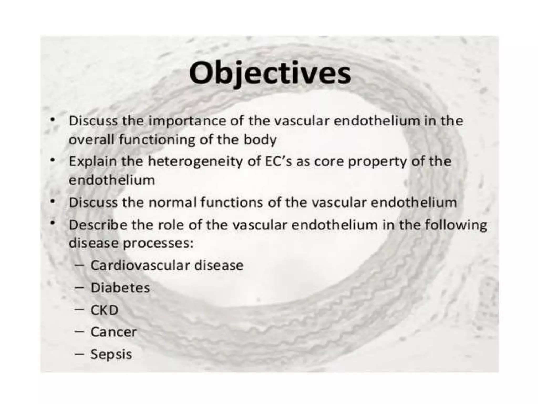 Endothelium in health and diseases | PPTX