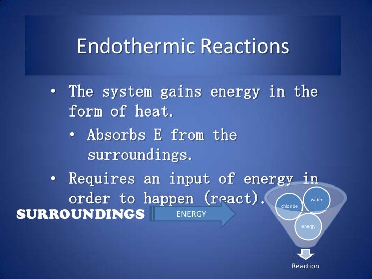 how chemical reactions happen Endothermic exothermic & pwpt