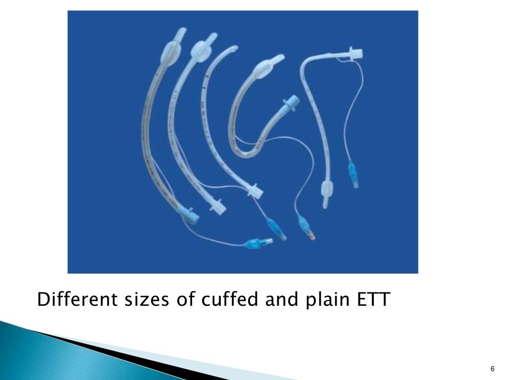 Endotracheal intubation