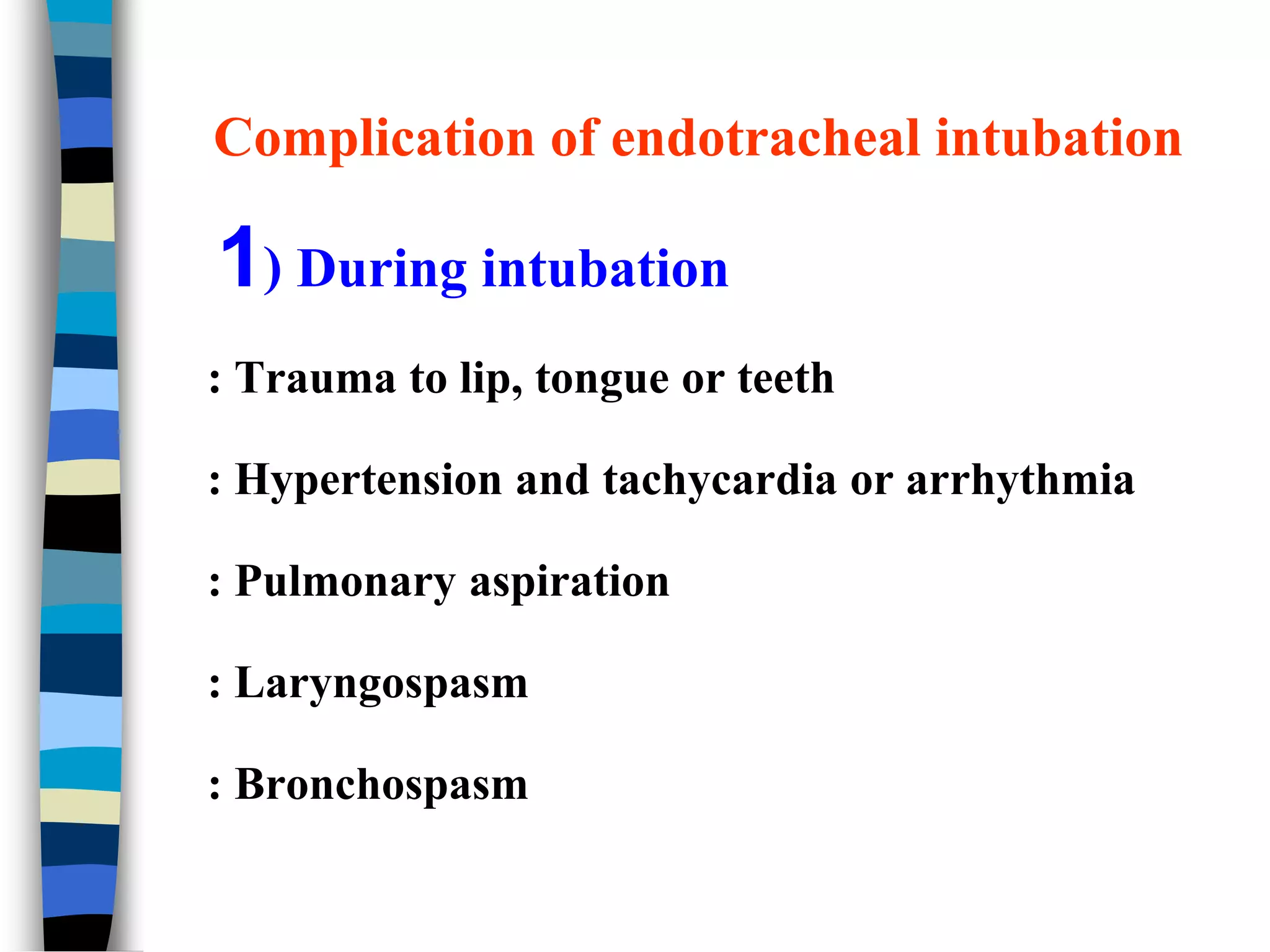 Endotracheal Intubation | PPTX