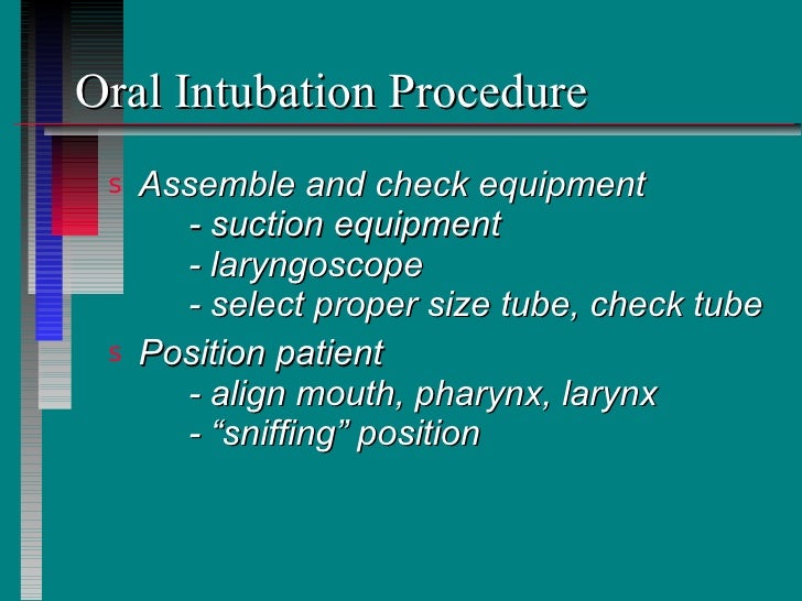 Endotracheal intubation extubation