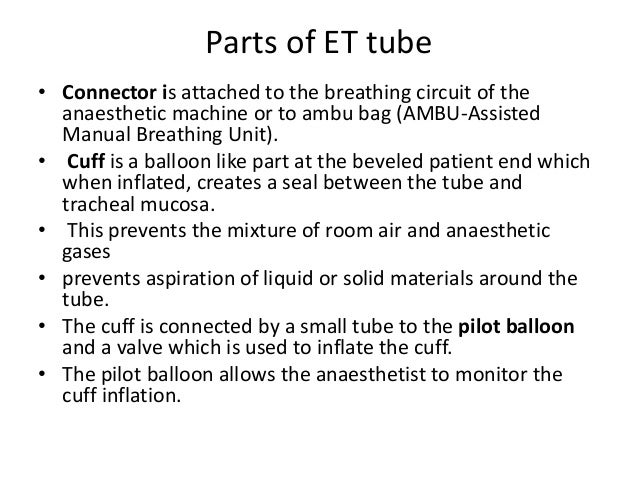 Et Tube Size Chart