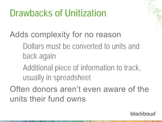 Endowment Management: Unitization | PDF