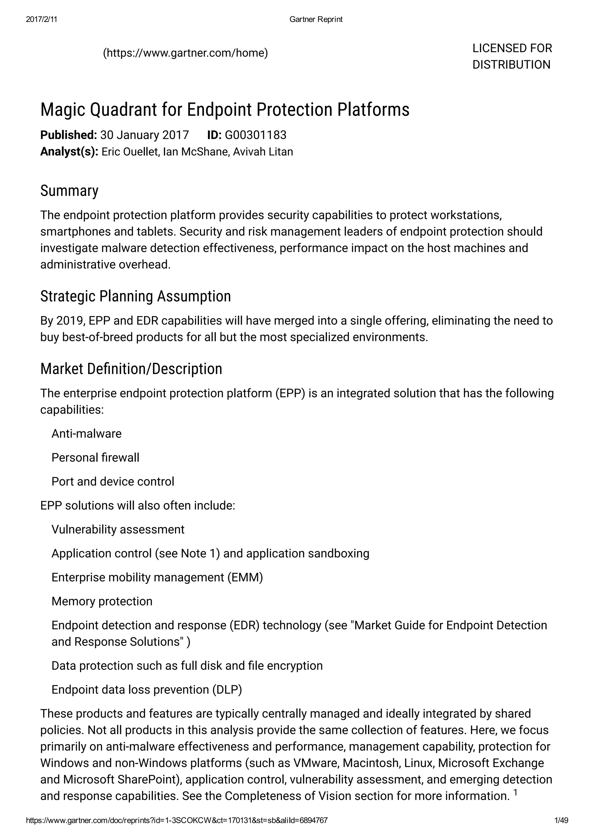Endpoint gartner reprint PDF