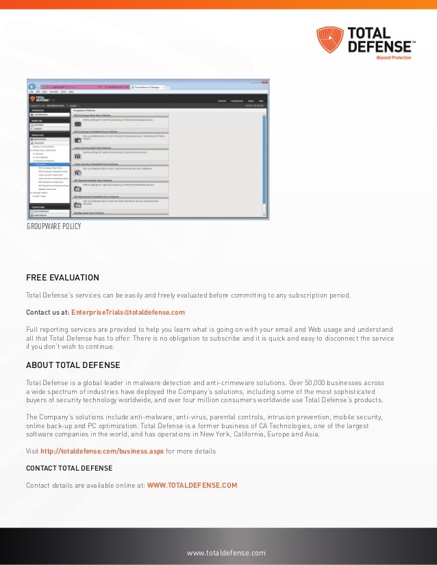Total Defense Endpoint Premium r12 DataSheet