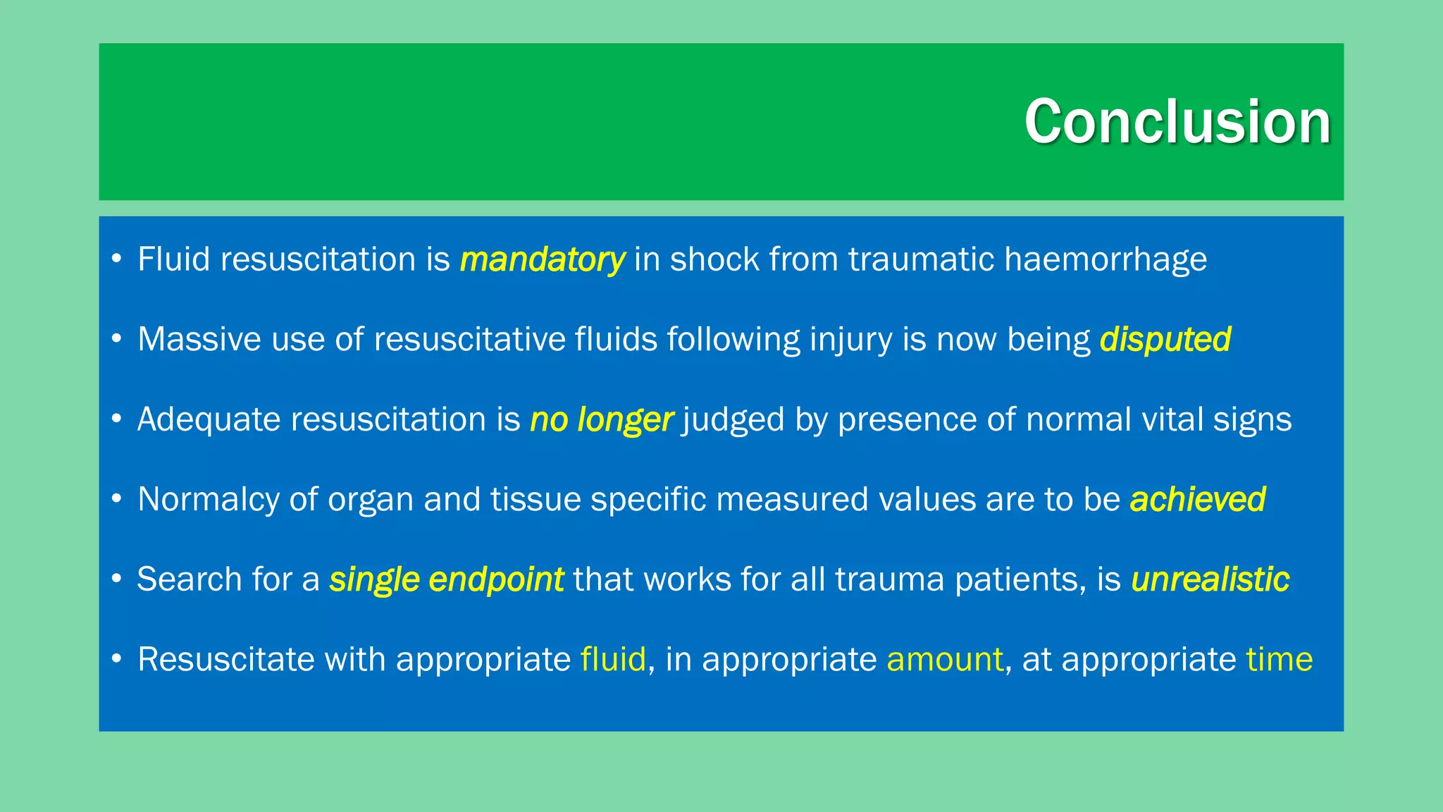 Endpoints of Resuscitation | PDF
