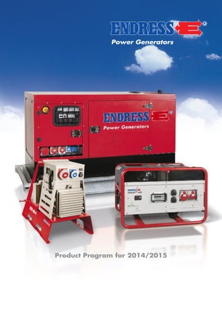 Power Generators
Product Program for 2014/2015
 
