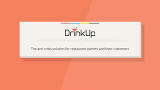 The anti-crisis solution for restaurant owners and their customers
 