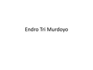 Endro Tri Murdoyo
 
