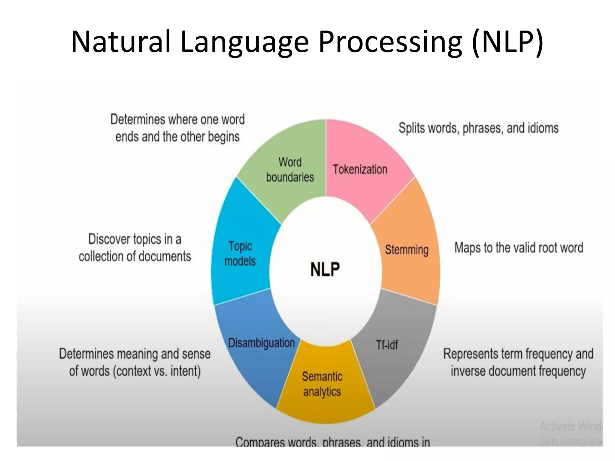 Natural Language Processing (NLP)
 