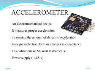 Human Activity Monitoring System Using Wearable Sensors presentation | PPTX