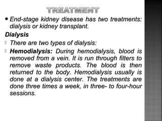 End stage of renal disease | PPT