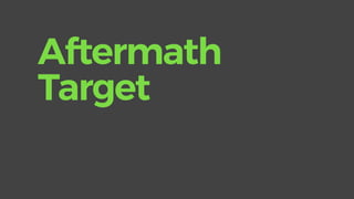 Aftermath
Target
 