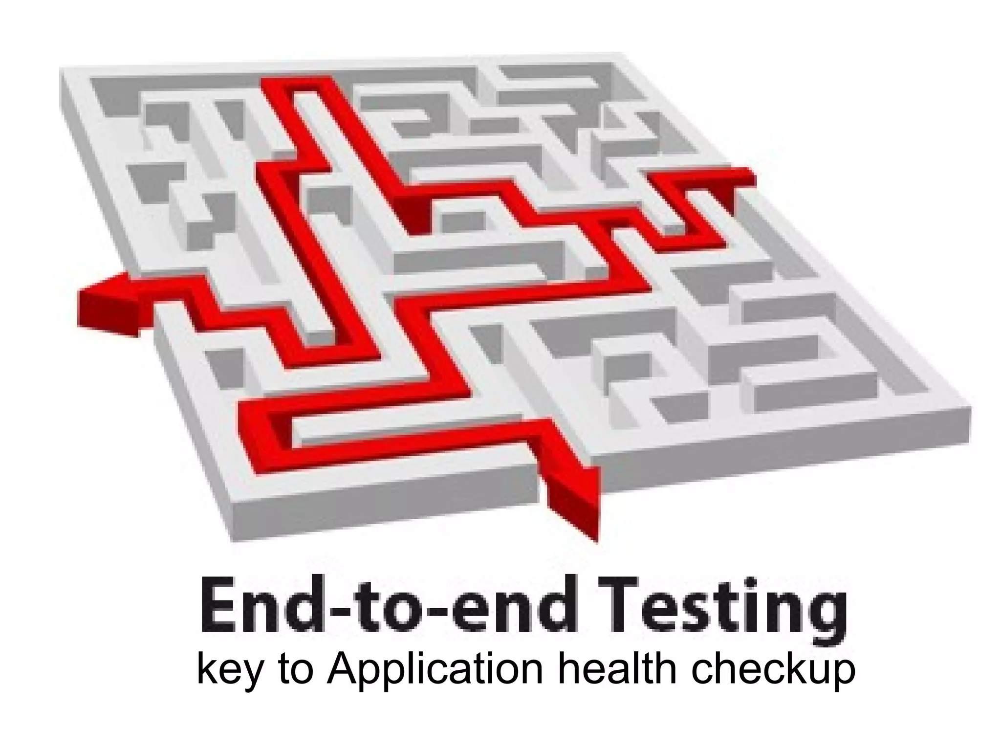 key to Application health checkup
 