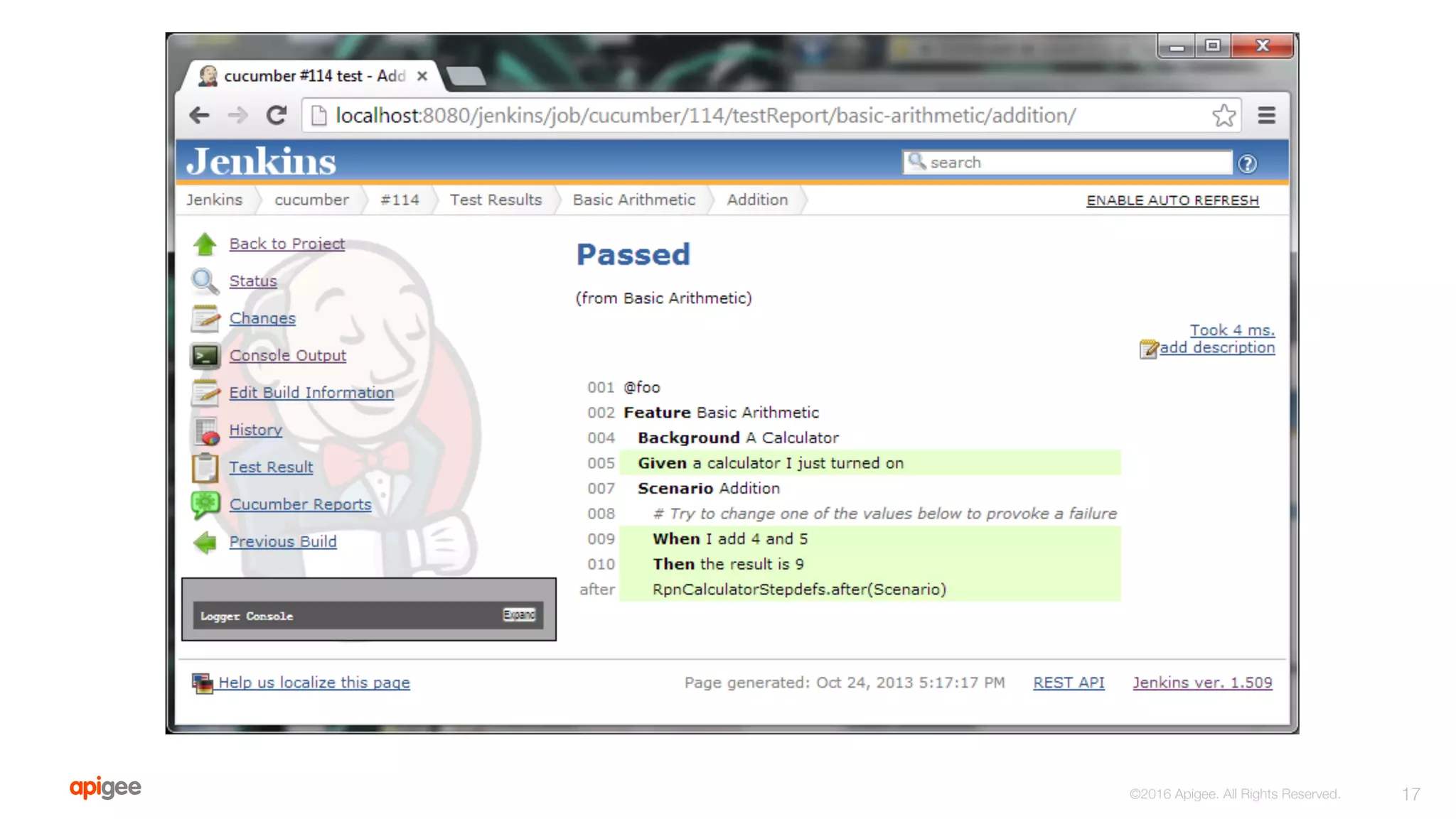 17
©2016 Apigee. All Rights Reserved. 
 