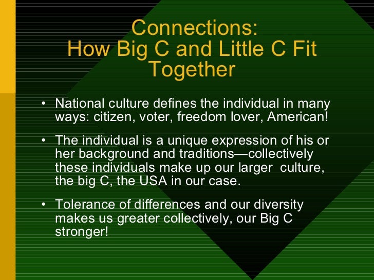 what makes up culture